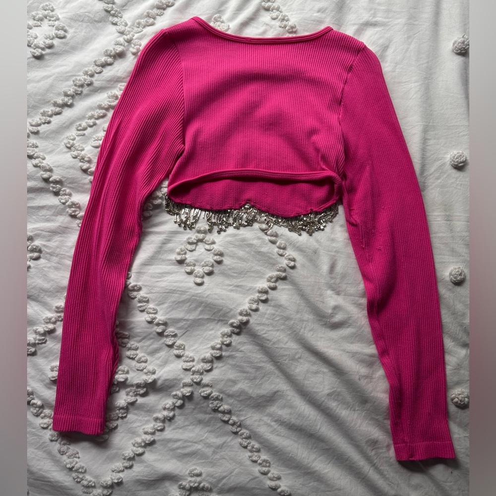 Sincerely Jules Rhinestone Top - Picture 2 of 3